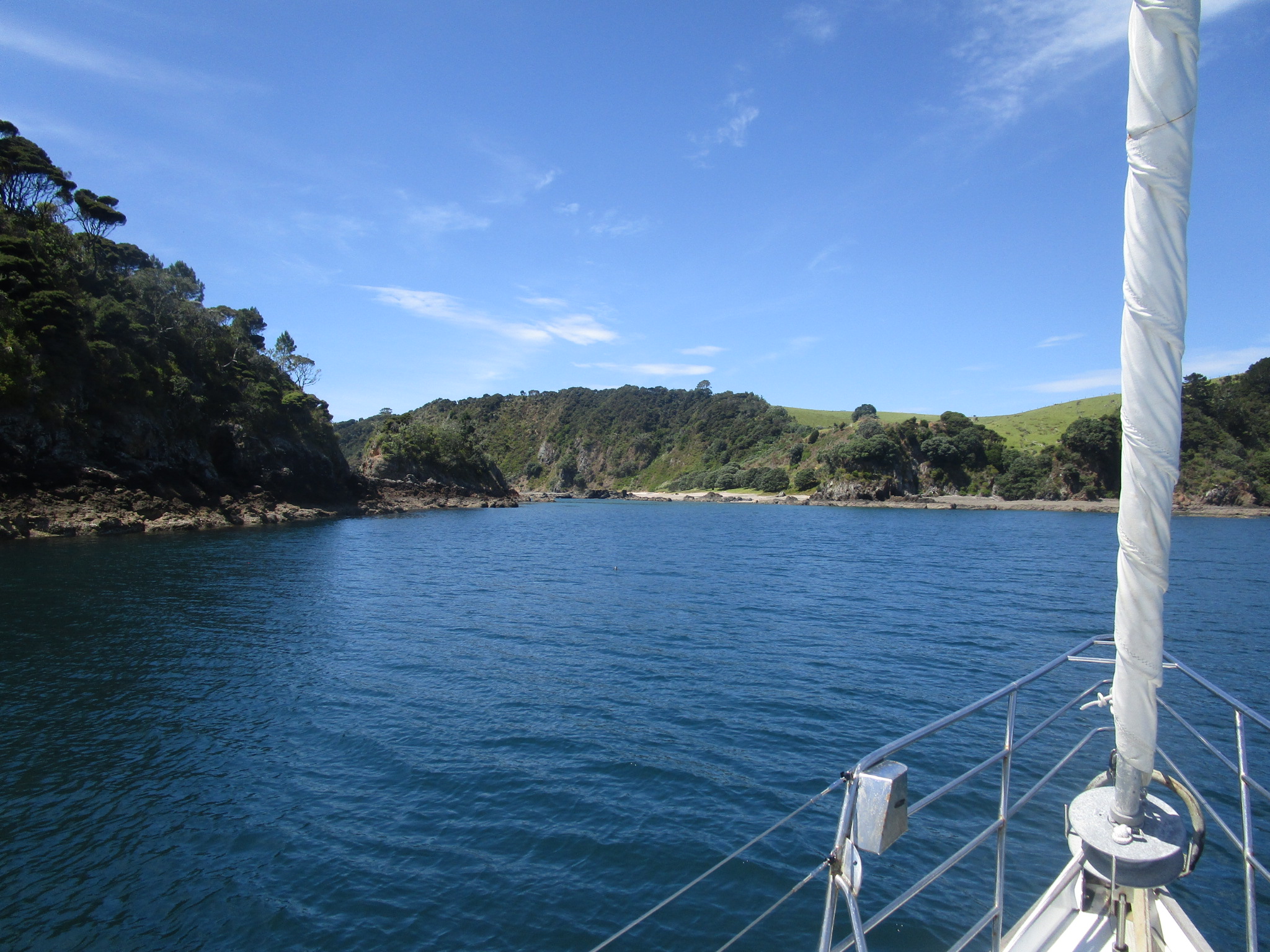 Paihia islands from boat